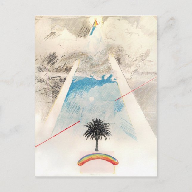 Sun-Hund, Rockne Krebs, 1976. Postkarte (Vorderseite)