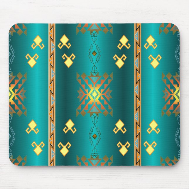 Sun im Winter-Decken-Muster Mousepad (Vorne)