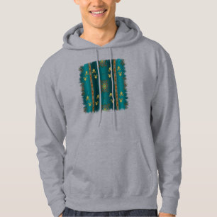 Sun im Winter-Decken-Muster-Sweatshirt Hoodie