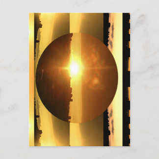 SUN in MOON Künstlerische Präsentation Postkarte