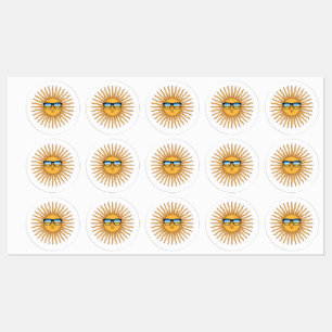 Sun in Shades Decals Etiketten