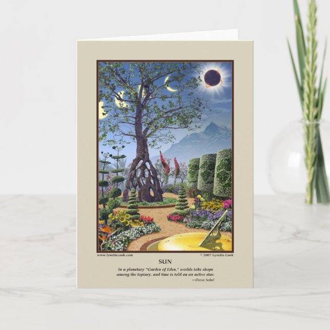 Sun-Karte Karte (Vorderseite)