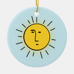 Sun Keramik Ornament