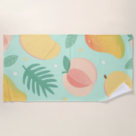 Sun Kissed Fruits - Tropical Calm Beach Handtuch