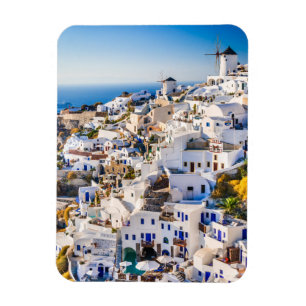 Sun-Kissed Santorini Magnet