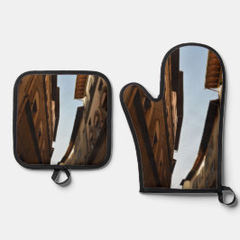 Sun-kissed Street Ofenhandschuh & Topflappen-Set