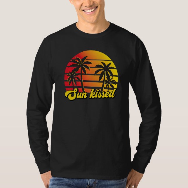 Sun Kissed Tropical Beach Summer Family Vacation G T-Shirt (Vorderseite)
