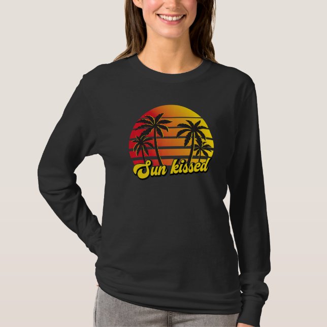 Sun Kissed Tropical Beach Summer Family Vacation G T-Shirt (Vorderseite)