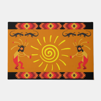 Sun Kokopelli Southwest Doormat Fußmatte
