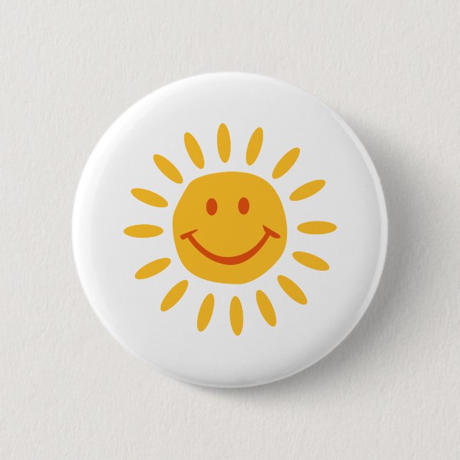 Sun - Lächeln Button (Vorderseite)