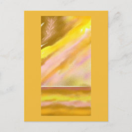 Sun Lake (Abstrakte Kunst, Dichtung und Musik) Postkarte