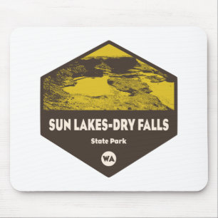Sun Lakes/Dry Falls Staat Park Washington Mousepad