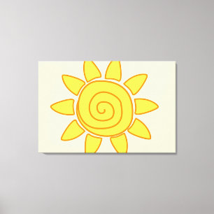 Sun Leinwanddruck