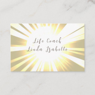 Sun, Life Coach, Reiki, Counselor, Visitenkarten Visitenkarte