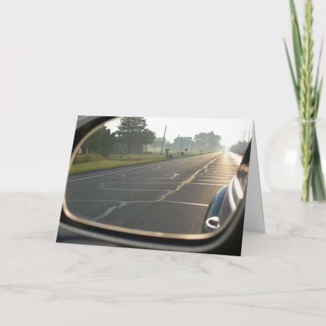 Sun-Lit-Straßen-motivierend Karte (Vorderseite)