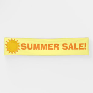Sun Logo Summer Sale individuell gestaltbares Bann Banner