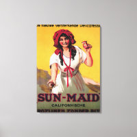 Sun Maid California Raisin Poster
