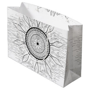 Sun Mandala 1 Große Geschenktüte
