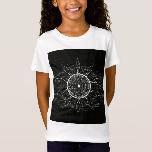 Sun Mandala 2 T-Shirt (Vorderseite)