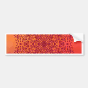 Sun-Mandala Autoaufkleber