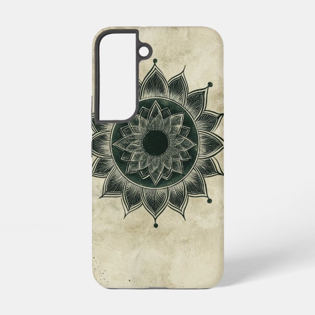 Sun Mandala Roots Phone Case Samsung Galaxy Hülle (Rückseite)