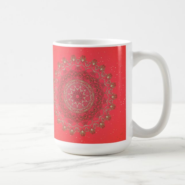 Sun Mandala - Tasse des Kaffees, Cup (Rechts)