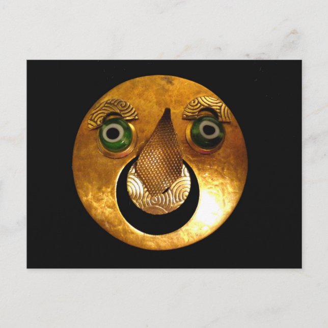 Sun Mask Postkarte (Vorderseite)