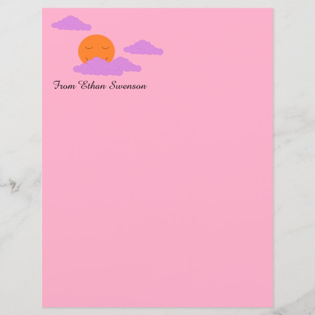 Sun mit Wolken einstellen (Vorderseite)