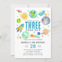 Sun Mocket Kid Birthday Party im Weltraum