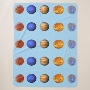 Sun, Moon and Stars2 Fleece Blanket 60"x 80" Sherpadecke