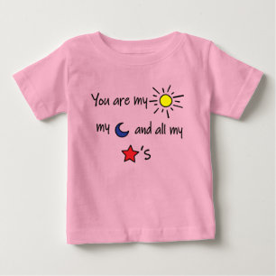 Sun-Moon-and-Stars- Baby T-shirt