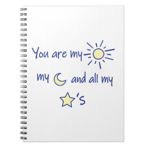Sun-Moon-and-Stars- Notizblock