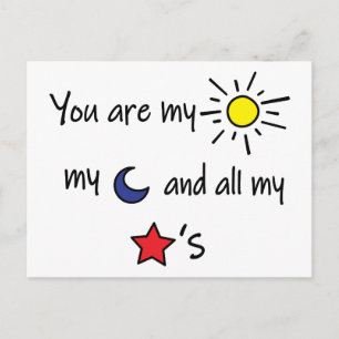 Sun-Moon-and-Stars- Postkarte