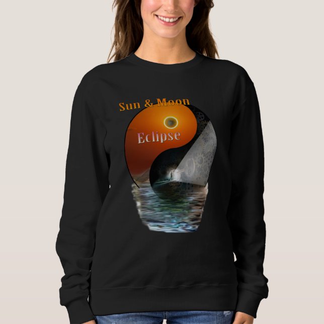 Sun & Moon-Eclipse-Zeit Sweatshirt (Vorderseite)