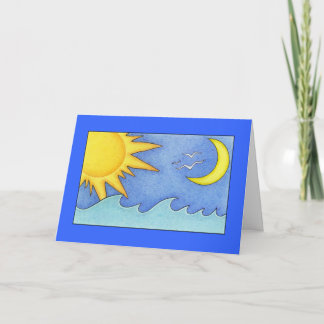 Sun & Moon Ferienkarte Feiertagskarte