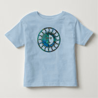 SUN & MOON in Blau, Gold und Silber