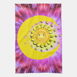 Sun Moon Kitchen Handtuch