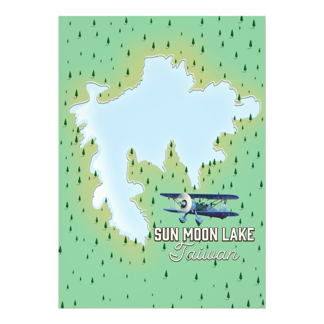 Sun Moon Lake Taiwan Fotodruck (Vorne)