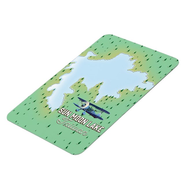 Sun Moon Lake Taiwan Magnet (Linke Seite)