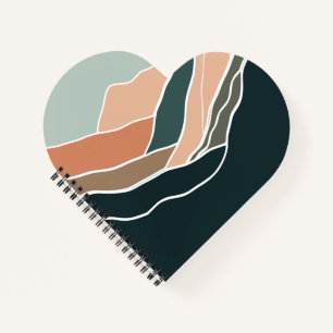Sun & Moon Mountains Notizbuch