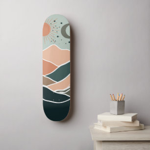Sun & Moon Mountains Skateboard
