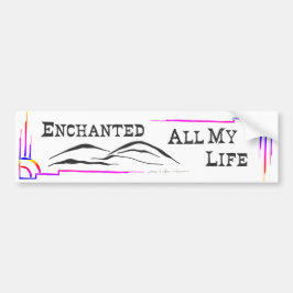 SUN & MOON MTN BUMPER STICKER studio miiri Autoaufkleber