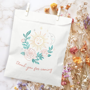 Sun Moon & Rose Magical Boho Earthy CUSTOM Geschenktütchen