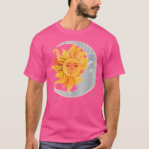 Sun Moon Stars Earth Astrologie Astronom Astronom T-Shirt