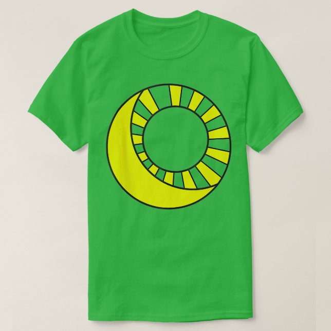 Sun Moon Stars Earth Astrologie Astronom Astronom T-Shirt (Design vorne)