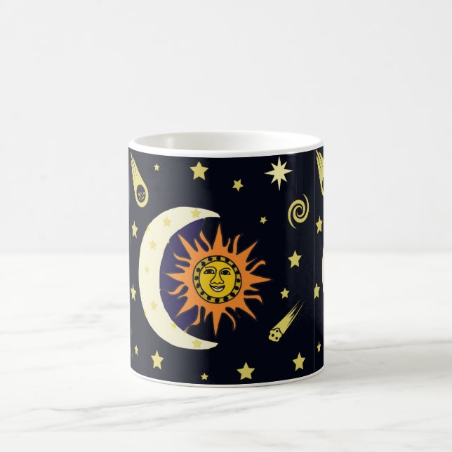 Sun Moon und Celestis Coffee Tasse (Mittel)