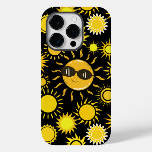 Sun Muster 01 Schwarze BG Case-Mate iPhone 14 Pro Hülle