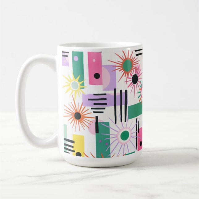Sun Muster whimsical Kaffeetasse (Links)
