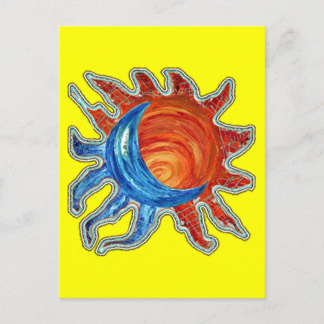 Sun N Moon Postkarte (Vorderseite)