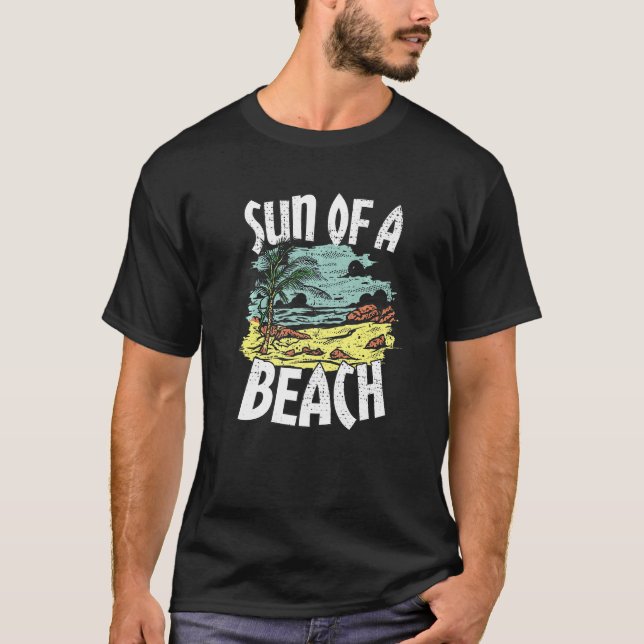 Sun Of A Beach! Island Beach Premium T-Shirt (Vorderseite)